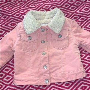 🌸 Pink Corduroy Jacket 12-18months